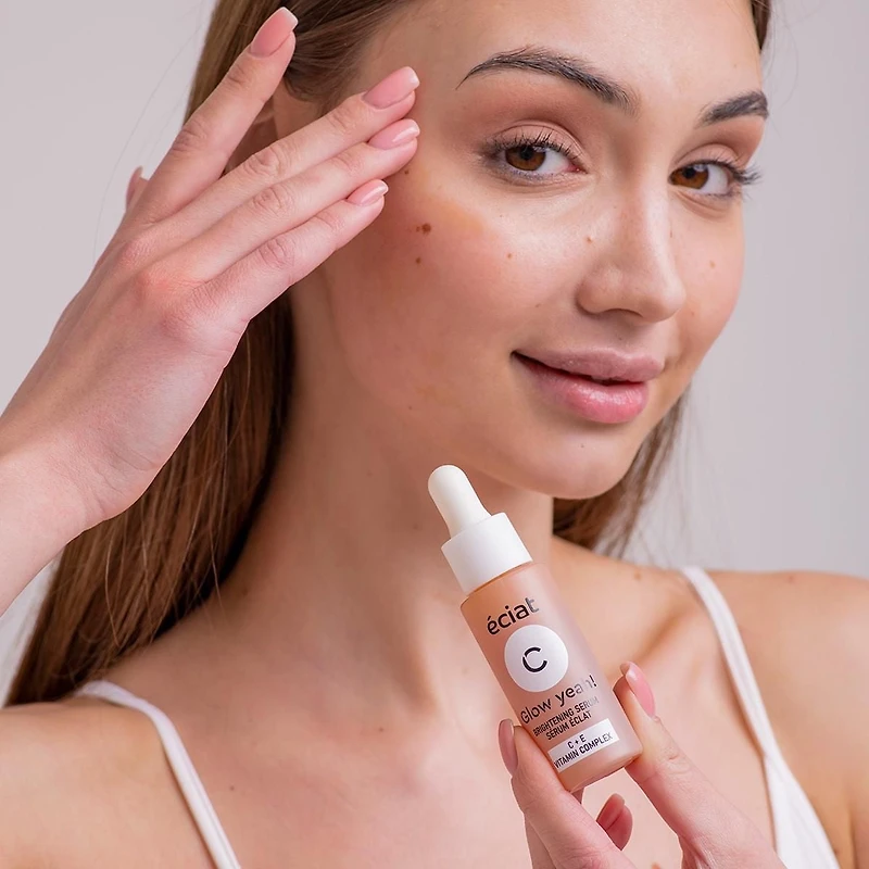 Eciat Vitamin C + E Serum with 3 Ceramides | Illuminating & Smoothing | All Skin Types | Face & Neck 15 ml, Vitamin C + E + 3 Ceramides