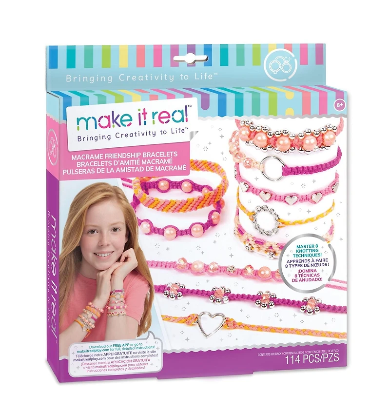 Make it Real Macrame Friendship Bracelets