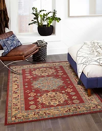 ECARPET Mila Traditional Area Rug for Living Room, Bedroom, Dining Room, Entrance, Hallway and More.