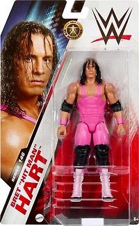 WWE Bret “Hit Man” Hart Action Figure - Series #146, 6-inch Collectible Superstar with Articulation & Life-Like Look