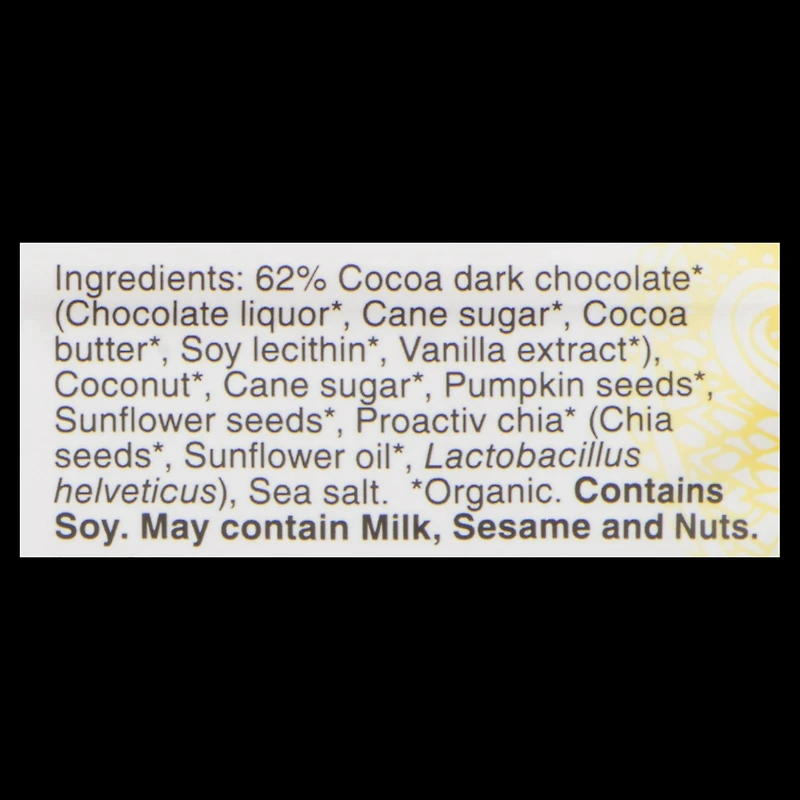 Prana Organic Chia Balance Bark