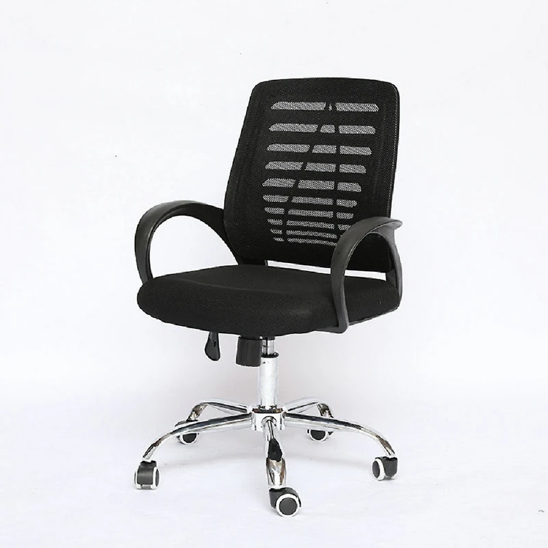 American Imaginations 25,2 pouces L 37,8 pouces Chaise de bureau moderne H en acier inoxydable-plastique-nylon en noir