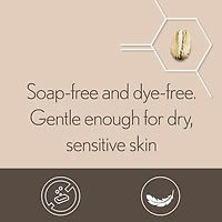 Aveeno Nourishing Almond Oil Body Wash with Prebiotic Oat, for Moisturized, Supple Skin
