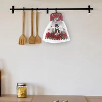 Tie Hand Towel Snowman - Set of 2