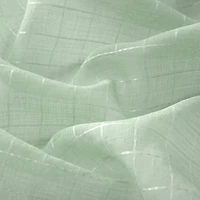 Mainstays Windowpane Sheer Curtain Panel Pair, Set of 2, White, 38" W x 84" L, 2 Set MS Sheer Curtain Panel