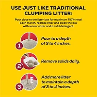 Tidy Cats Poids Plume 24/7 Performance Multichat, Litière Agglomérante pour Chats 5,44 kg 5,44 kg