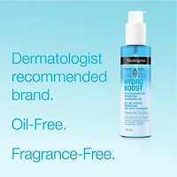 Neutrogena Hydro Boost Hydrating Cleansing Gel - Hyaluronic Acid - Makeup Remover, Facial Cleanser - Fragrance Free