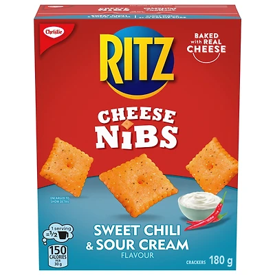 CRAQUELINS AU FROMAGE RITZ À SAVEUR DE CHILI DOUX ET DE CRÈME SURE 180 g