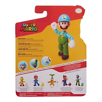 4po figurine Nintendo - Glace Luigi avec Fleur de glace