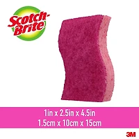 Scotch-Brite® Delicate Duty Scrub Sponge, Pack of 3