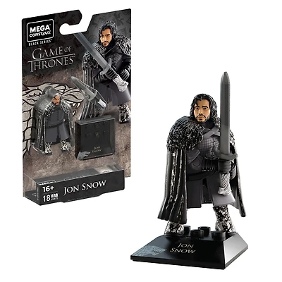 Mega Construx Heroes Jon Snow Figure - 18 Pieces