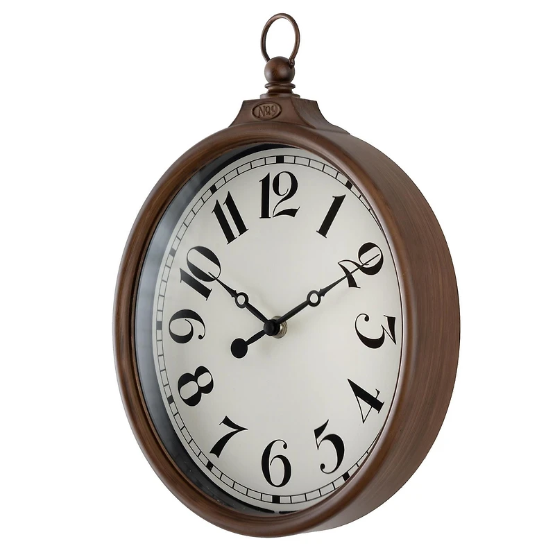 Horloge murale en bois Pocketwatch