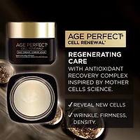 L'Oréal Paris Day Moisturizer Cream, Age Perfect Cell Renewal, Antioxidant Recovery Complex, Reduces look of Wrinkles, Firmer & More Radiant Skin, Younger Looking Skin, Skincare, 48 ml, Day moisturizer, 48 ml
