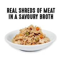 Nature's Recipe Chicken & Venison Recipe in Broth Wet Dog Food, 78g