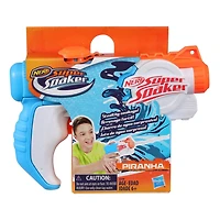 Nerf Super Soaker, blaster à eau Piranha, réservoir de 177 ml