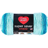 Red Heart® Super Saver® Ombre™ Yarn, Acrylic #4 Medium, 10oz/283g