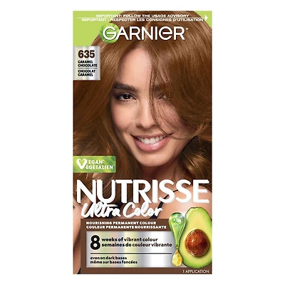Garnier Nutrisse Ultra Color, Permanent Hair Dye, Vibrant  Long-Lasting Colour, 1 unit, Permanent hair dye