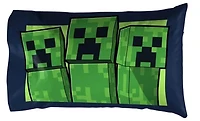 Minecraft Kids' Standard Pillowcase, Standard, 20" x 26"