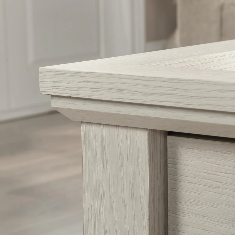 Sauder Larkin Ledge Storage Coffee Table in Glacier Oak Finish