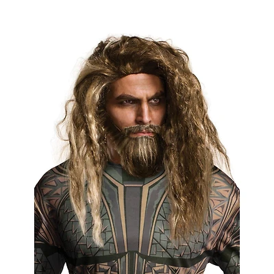Ensemble Perruque et Barbe Aquaman and the Lost Kingdom Aquaman pour adulte