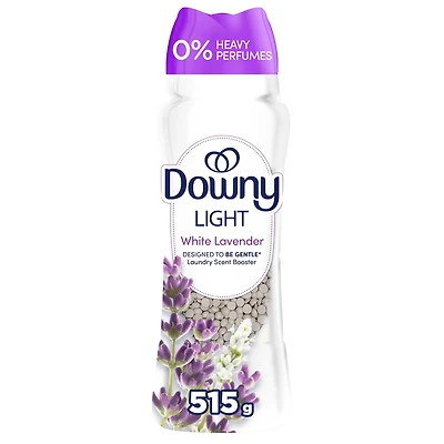 Perles de rehausseur de parfum pour lessive Downy Light pour laveuse, Lavande blanche, sans parfums prononcés