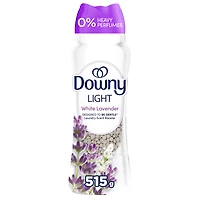 Perles de rehausseur de parfum pour lessive Downy Light pour laveuse, Lavande blanche, sans parfums prononcés