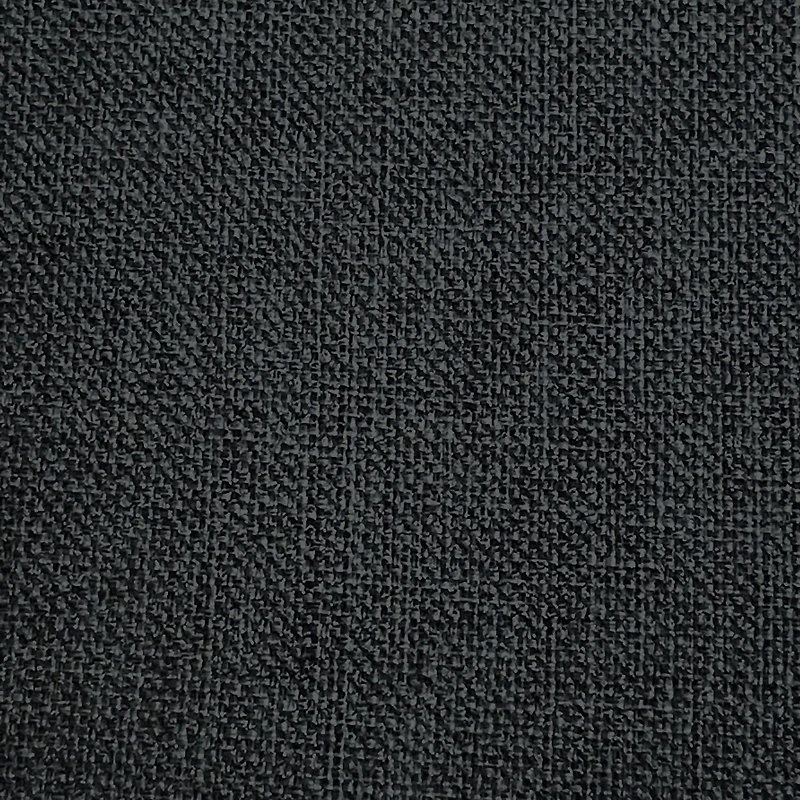 Grand lit moderne de 60 po revêtu de tissu, charbon
