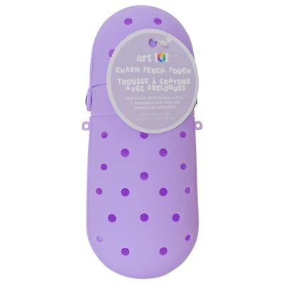 Art 101 Charm Pencil Pouch, Purple