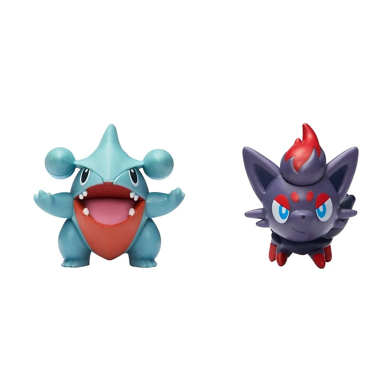 Pack de 2 figurines Pokémon Battle - Gible et Zorua