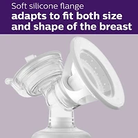 Tire-lait électrique simple Philips Avent Advanced, avec technologie Natural Motion, SCF391/62
