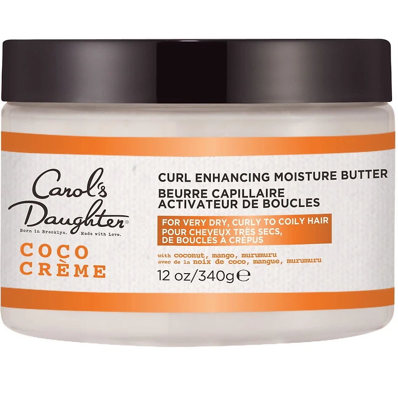 Carol's Daughter Coco Creme Velvet Cream Moisturizing Deep Conditioning Treatment Hair Mask with Coconut oil & Mango Butter, 12 oz, Deep Conditioning Treatment
