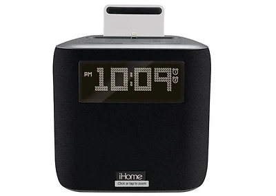 iHome Dual Alarm FM Clock Radio Lightning Dock