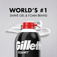 Mousse à raser pour hommes Gillette Foamy originale, parfum Original, 507g (14,9oz) 422G