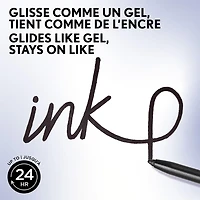 COVERGIRL Perfect Point Plus Ink Gel traceur pour les yeux, hautement pigmenté, longue tenue, formule végétalienne Vitamine E et au céramide