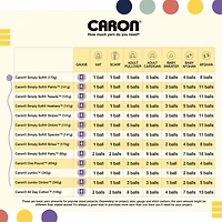 Caron® All Day Cotton™ #4 Moyen Coton Fil, 3.5oz/100g 173 Yards