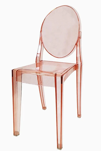 Nicer Furniture chaise fantôme en rose