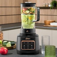 Oster Extreme Mix Blender, 1500 Watt High Speed Blender with 10-Point Blade, 8-Cup Kitchen Blender with Auto Programs