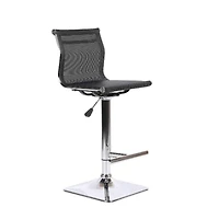 Tabouret réglable Noir et fonction pivotante à 360°