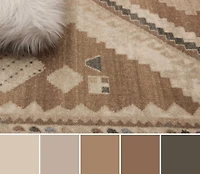ECARPET Lia Tribal Area Rug for Living Room, Bedroom, Dining Room, Entrance, Hallway and More.