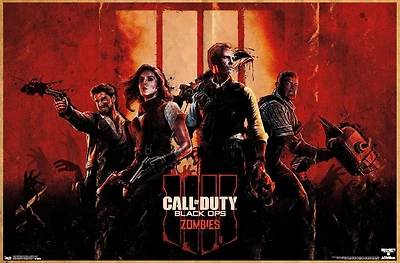 Call of Duty: Black Ops 4 - Zombie Key Art Wall Poster, 22.375" x 34"