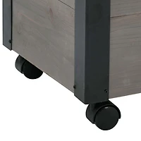 Grapevine 24IN FSC Recycled Wood Planter with Casters
