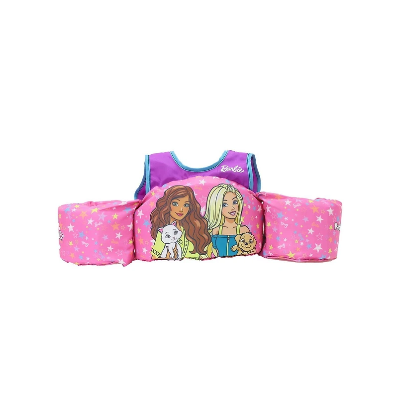 Veste de flottaison brevetée Paddle Pal des Barbie POIDS: 33-55 lbs (15-25 kg)