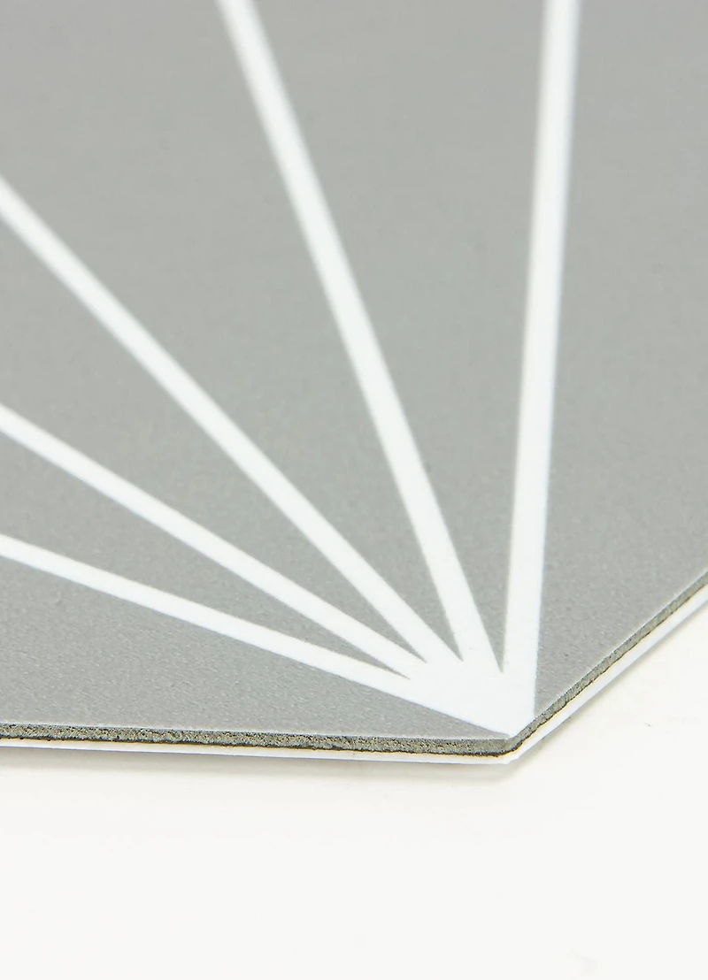 FloorPops Vers Peel and Stick Hexagon Floor Tiles Set of 20