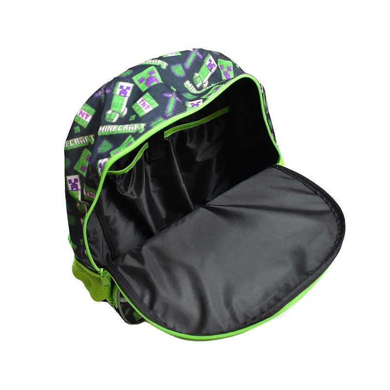 Boys Minecraft Creeper Sketch Backpack