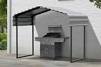 Auvent en métal Arrow 10 x 6 x 7 pi, Charcoal