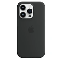 iPhone 14 Pro Silicone Case with MagSafe—Midnight, With MagSafe. Everything just clicks.