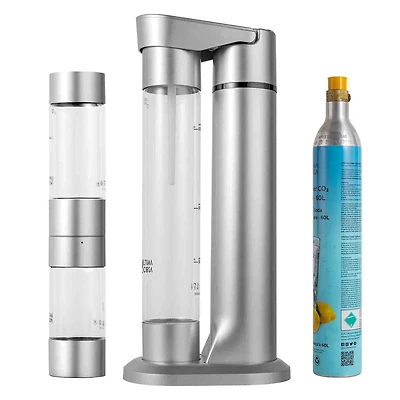 Machine à soda Ultima Cosa Presto Frizzante - Argent