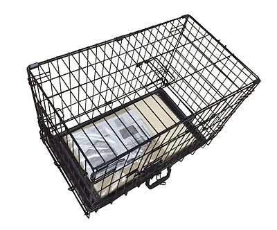 25" Fil 2 Porte Dog Pet Crate Avec Mat