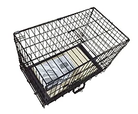 25" Fil 2 Porte Dog Pet Crate Avec Mat
