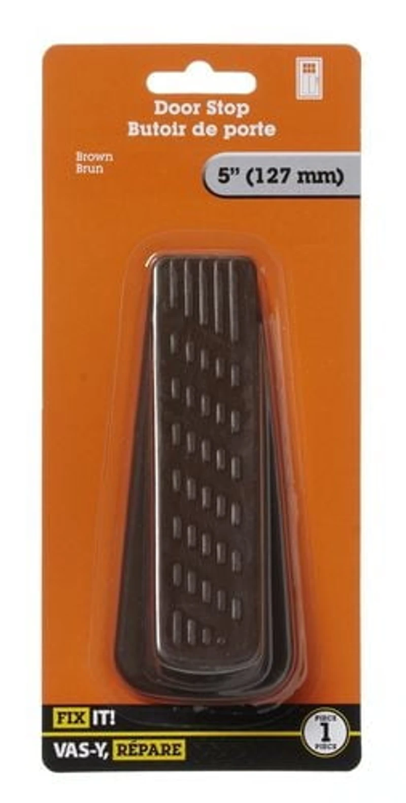 Butoir de porte brun 5 po, 1 pièce